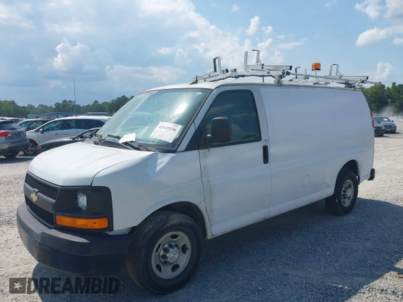 2015 Chevrolet Express Cargo with VIN 1GCWGFCF7F1161232, listed as a IAAI auction lot 42449156 with 168,895 mi miles and . Bid and sale history available at DreamBid. Image 6.