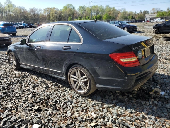 2014 Mercedes-Benz C-Class C 250 Sport with VIN WDDGF4HB5EA954115, listed as a Copart auction lot 52434405 with 175,769 mi miles and Clean Title. Bid and sale history available at carsss.com. Image 2.