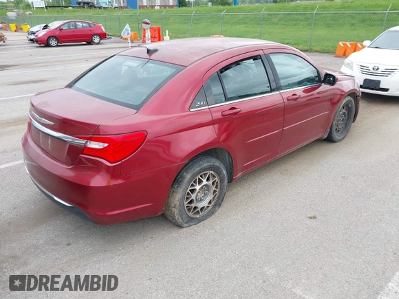 2012 Chrysler 200 LX with VIN 1C3CCBAB5CN200089, listed as a IAAI auction lot 42078609 with 114,384 mi miles and . Bid and sale history available at carsss.com. Image 4.