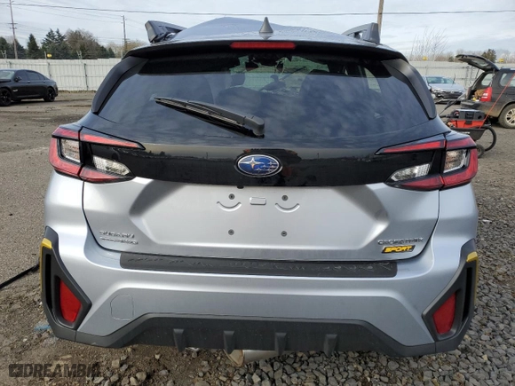 2024 Subaru Crosstrek Sport with VIN 4S4GUHF67R3732002, listed as a Copart auction lot 45688144 with 0 mi miles and Salvage Title. Bid and sale history available at carsss.com. Image 6.