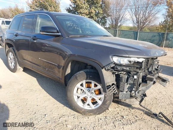 2023 Jeep Grand Cherokee Limited with VIN 1C4RJHBG3PC543204, listed as a IAAI auction lot 41498273 with 62,176 mi miles. Bid and sale history available at carsss.com. Image 1.