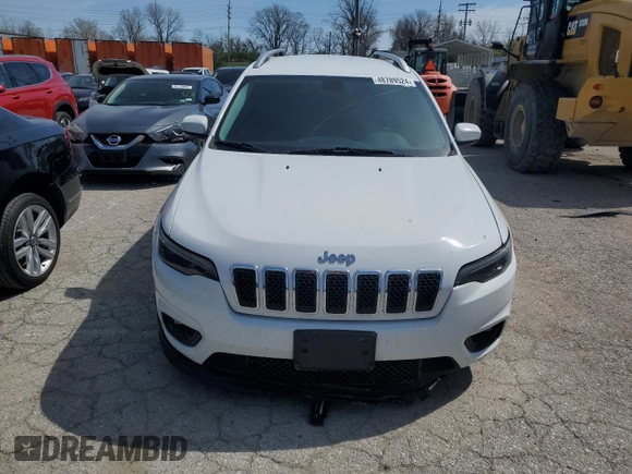 2019 Jeep Cherokee Latitude with VIN 1C4PJLCB8KD266968, listed as a Copart auction lot 48789524 with 85,341 mi miles and Salvage Title. Bid and sale history available at DreamBid. Image 5.