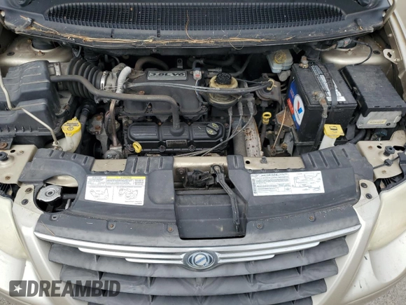 2007 Chrysler Town & Country LWB Touring with VIN 2A4GP54L77R295331, listed as a Copart auction lot 76946064 with 83,935 mi miles and Salvage Title. Bid and sale history available at carsss.com. Image 12.