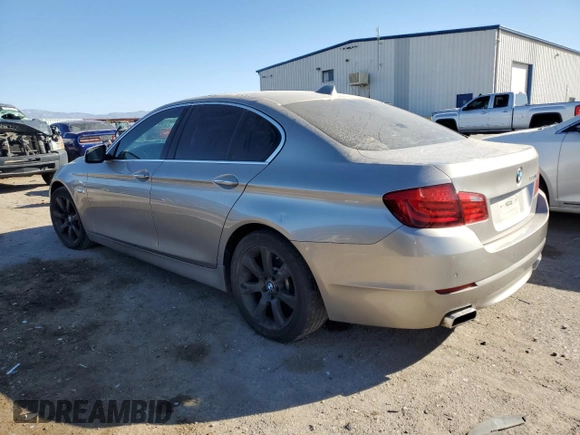 2013 BMW 5 Series 550i with VIN WBAFR9C57DDX80358, listed as a Copart auction lot 47297995 with 120,158 mi miles and Clean Title. Bid and sale history available at carsss.com. Image 2.