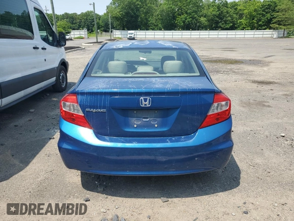 2012 Honda Civic LX с VIN 2HGFB2F51CH515058, выставлен на аукционе Copart как лот 60691465 с пробегом 6 009 миль миль и Чистый • Clean title. История ставок и продаж доступна на DreamBid. Изображение 6.