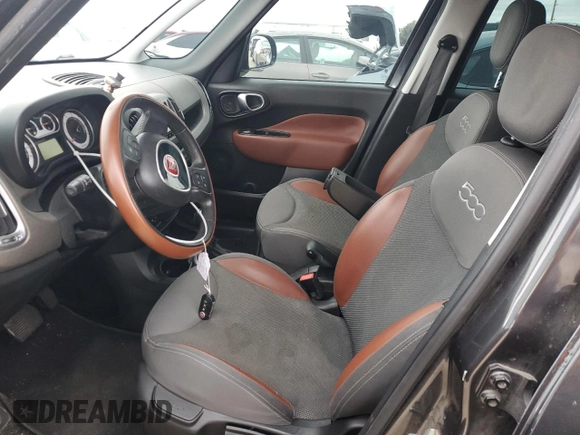 2014 FIAT 500L Trekking with VIN ZFBCFADH1EZ019373, listed as a Copart auction lot 87916725 with 75,862 mi miles and Salvage Title. Bid and sale history available at DreamBid. Image 7.