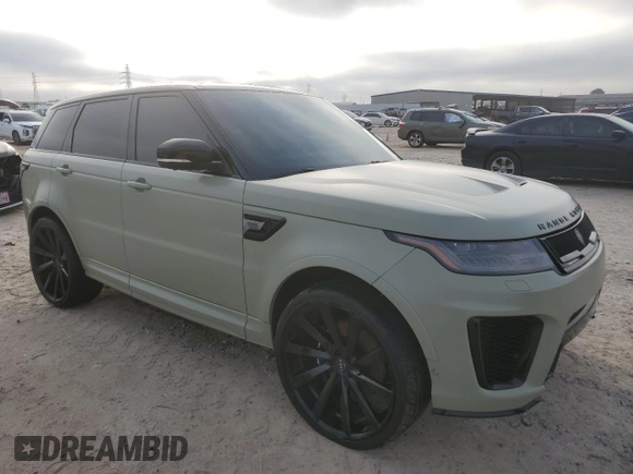 2022 Land Rover Range Rover Sport SVR with VIN SALWZ2RE0NA216483, listed as a Copart auction lot 85143204 with Not Provided miles and Non Repairable. Bid and sale history available at DreamBid. Image 6.