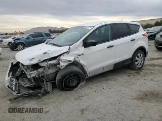 2015 Ford Escape S with VIN 1FMCU0F76FUC05129, listed as a Copart auction lot 84051764 with 118,027 mi miles and Salvage Title. Bid and sale history available at carsss.com. Image 1.