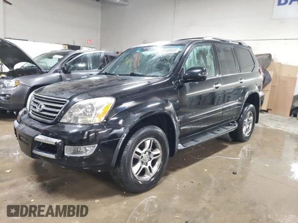 2009 Lexus GX 470 with VIN JTJBT20X990175379, listed as a Copart auction lot 81489044 with 135,386 mi miles and Salvage Title. Bid and sale history available at carsss.com. Image 1.