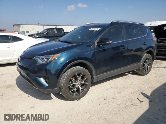 2017 Toyota RAV4 SE with VIN JTMNFREV7HJ142221, listed as a Copart auction lot 86334074 with 123,165 mi miles and Salvage title. Bid and sale history available at DreamBid. Image 1.