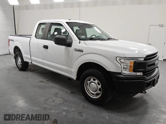 2018 Ford F-150 XL with VIN 1FTEX1EB2JFB18115, listed as a Copart auction lot 57903955 with 137,208 mi miles and Clean title. Bid and sale history available at DreamBid. Image 4.