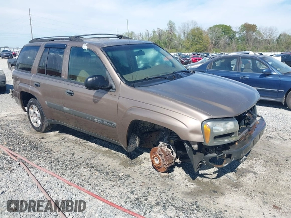 2003 Chevrolet TrailBlazer LS with VIN 1GNDS13S332161568, listed as a IAAI auction lot 41874667 with 1 mi miles. Bid and sale history available at carsss.com. Image 1.
