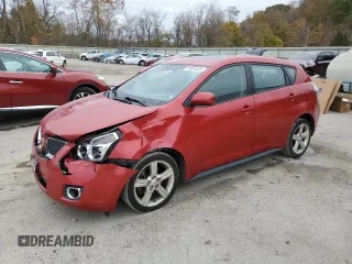 2009 Pontiac Vibe w/1SB with VIN 5Y2SP67029Z423751, listed as a Copart auction lot 78010424 with 99,754 mi miles and Salvage Title. Bid and sale history available at carsss.com. Image 1.