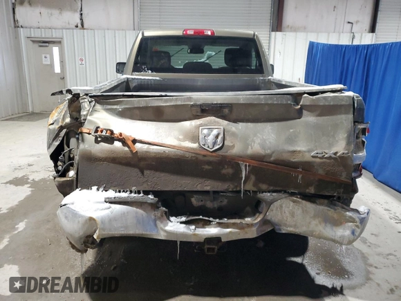 2014 Ram 1500 Tradesman with VIN 3C6JR7AG4EG247644, listed as a Copart auction lot 44493775 with Not provided miles and Salvage title. Bid and sale history available at DreamBid. Image 6.