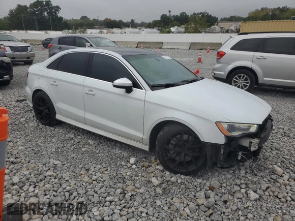 2015 Audi S3 2.0T Premium Plus with VIN WAUBFGFFXF1130153, listed as a Copart auction lot 72427524 with 135,974 mi miles and Salvage Title. Bid and sale history available at carsss.com. Image 4.