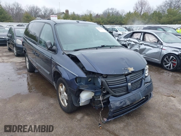 2007 Dodge Grand Caravan SE with VIN 1D4GP24R27B172322, listed as a IAAI auction lot 42005459 with 128,434 mi miles and . Bid and sale history available at DreamBid. Image 1.