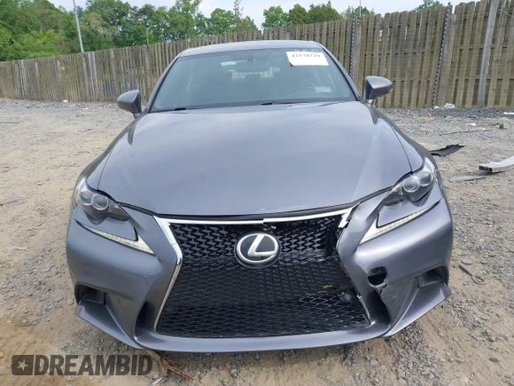 2015 Lexus IS 250 with VIN JTHCF1D25F5029646, listed as a IAAI auction lot 42170729 with 84,509 mi miles and . Bid and sale history available at DreamBid. Image 12.