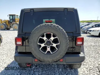 2021 Jeep Wrangler Rubicon with VIN 1C4HJXCG8MW663191, listed as a Copart auction lot 46419825 with 43,894 mi miles and Salvage title. Bid and sale history available at DreamBid. Image 6.