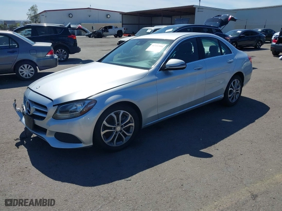 2017 Mercedes-Benz C-Class C 300 with VIN 55SWF4JB8HU195275, listed as a IAAI auction lot 41721994 with 104,595 mi miles. Bid and sale history available at carsss.com. Image 17.