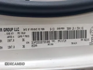 2013 Dodge Journey R/T with VIN 3C4PDDEG3DT591806, listed as a IAAI auction lot 42678661 with 127,613 mi miles and . Bid and sale history available at DreamBid. Image 9.
