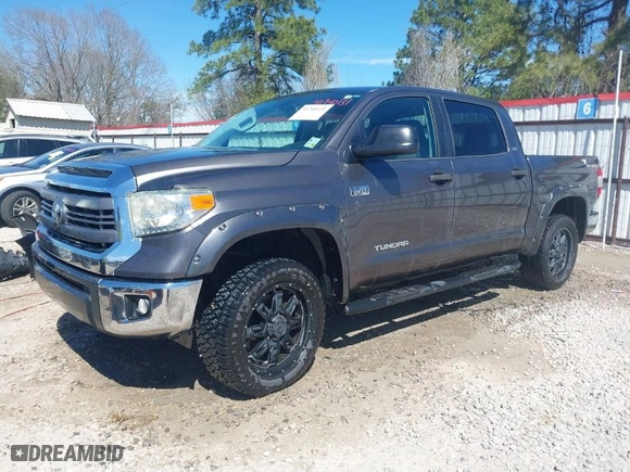 2014 Toyota Tundra 2WD Truck SR5 with VIN 5TFEY5F19EX169458, listed as a IAAI auction lot 41740131 with 165,251 mi miles. Bid and sale history available at carsss.com. Image 2.