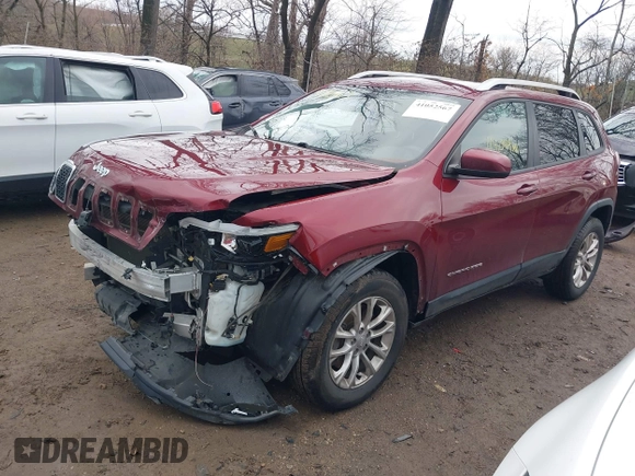 2020 Jeep Cherokee Latitude with VIN 1C4PJMCB3LD650308, listed as a IAAI auction lot 41052567 with 114,049 mi miles. Bid and sale history available at carsss.com. Image 18.