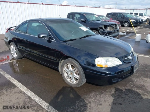 2003 Acura CL Type S with VIN 19UYA42693A002936, listed as a IAAI auction lot 41807300 with 141,458 mi miles. Bid and sale history available at carsss.com. Image 1.