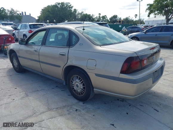 2002 Chevrolet Impala with VIN 2G1WF55K929224966, listed as a IAAI auction lot 41989267 with 121,010 mi miles. Bid and sale history available at carsss.com. Image 3.