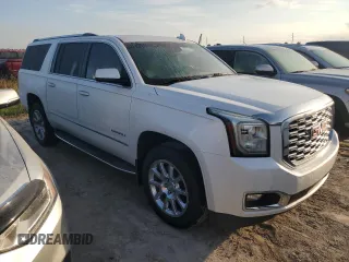 2019 GMC Yukon XL Denali with VIN 1GKS1HKJXKR266431, listed as a Copart auction lot 76197354 with 21,674 mi miles and Non Repairable. Bid and sale history available at carsss.com. Image 4.