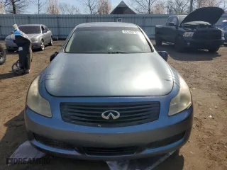 2007 Infiniti G35 Sedan G35x with VIN JNKBV61F67M819743, listed as a Copart auction lot 53145275 with 0 mi miles and Salvage Title. Bid and sale history available at carsss.com. Image 5.