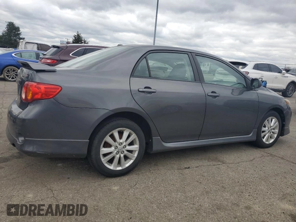 2009 Toyota Corolla with VIN 1NXBU40E89Z147619, listed as a Copart auction lot 53291535 with 196,840 mi miles and Salvage Title. Bid and sale history available at carsss.com. Image 3.
