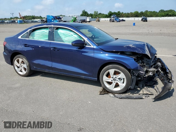 2018 Audi A3 Premium with VIN WAUGUDGYXNA084767, listed as a Copart auction lot 63429252 with 47,298 mi miles. Bid and sale history available at carsss.com. Image 1.