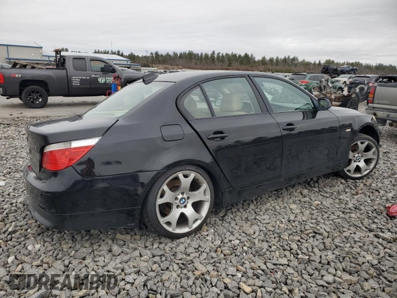 2006 BMW 5 Series 530xi with VIN WBANF73596CC34522, listed as a Copart auction lot 84189884 with Not Provided miles and Salvage Title. Bid and sale history available at DreamBid. Image 3.