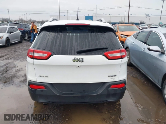 2017 Jeep Cherokee Latitude with VIN 1C4PJMCB9HW546157, listed as a IAAI auction lot 41040489 with 97,230 mi miles. Bid and sale history available at carsss.com. Image 16.