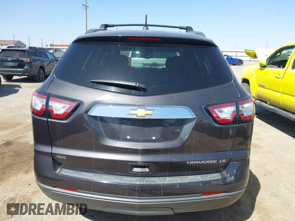 2015 Chevrolet Traverse LS z VIN 1GNKVFED7FJ203566, wystawiony jako IAAI lot #41783373 z przebiegiem 147 309 mil mil oraz . Historia ofert i sprzedaży dostępna na DreamBid. Obrazek 16.
