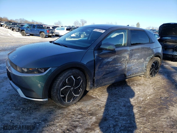 2022 Hyundai IONIQ 5 SEL with VIN KM8KN4AE7NU072868, listed as a Copart auction lot 43079925 with 59,726 mi miles and Salvage Title. Bid and sale history available at carsss.com. Image 1.