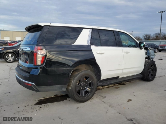 2023 Chevrolet Tahoe Commercial with VIN 1GNSCLED9PR429678, listed as a Copart auction lot 41822665 with 0 mi miles and Salvage Title. Bid and sale history available at carsss.com. Image 3.