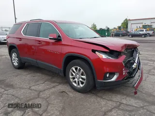 2018 Chevrolet Traverse LT Cloth with VIN 1GNERGKW9JJ124308, listed as a IAAI auction lot 42278543 with 89,992 mi miles and . Bid and sale history available at DreamBid. Image 1.