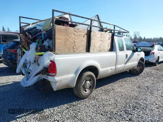 2005 Ford Super Duty F-250 XL with VIN 1FTSX20505EC46780, listed as a IAAI auction lot 41487266 with 1 mi miles. Bid and sale history available at carsss.com. Image 4.