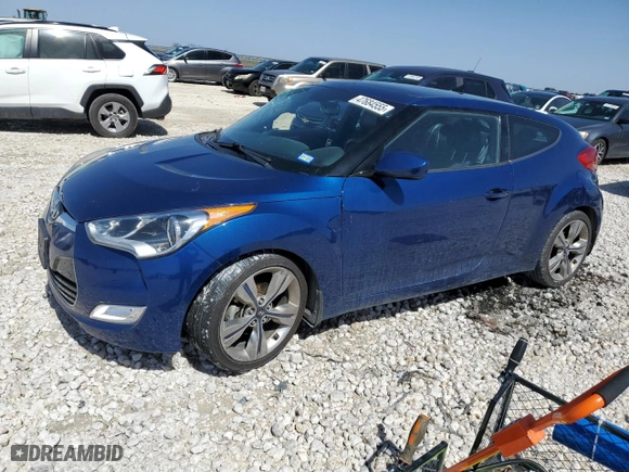 2015 Hyundai Veloster RE:FLEX with VIN KMHTC6AD3FU245705, listed as a Copart auction lot 47684555 with 109,828 mi miles and Clean Title. Bid and sale history available at carsss.com. Image 1.