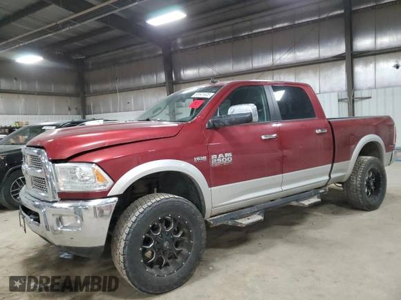 2015 Ram 2500 Laramie с VIN 3C6UR5FJ6FG606970, выставлен на аукционе Copart как лот 88541635 с пробегом 165 490 миль миль и Списание • Salvage title. История ставок и продаж доступна на DreamBid. Изображение 1.