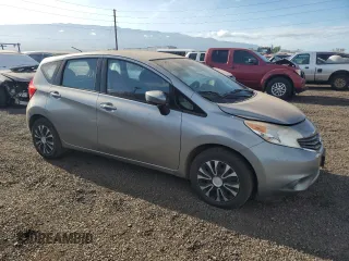 2015 Nissan Note S with VIN 3N1CE2CP4FL388710, listed as a Copart auction lot 53462655 with 93,737 mi miles and Salvage title. Bid and sale history available at DreamBid. Image 4.