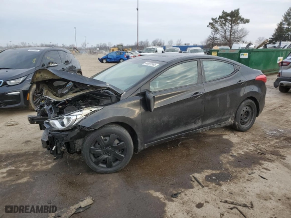2013 Hyundai Elantra Limited PZEV with VIN 5NPDH4AE1DH420547, listed as a Copart auction lot 44891565 with 116,112 mi miles and Clean Title. Bid and sale history available at carsss.com. Image 1.