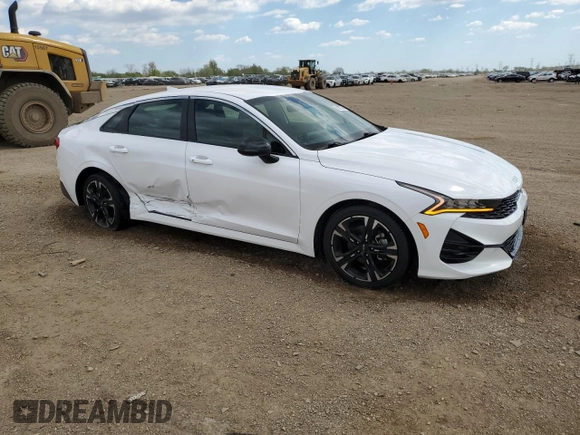 2022 Kia K5 GT-Line z VIN 5XXG64J28NG116279, wystawiony jako Copart lot #55337085 z przebiegiem 12 311 mil mil oraz Szkoda całkowita • Salvage title. Historia ofert i sprzedaży dostępna na DreamBid. Obrazek 4.