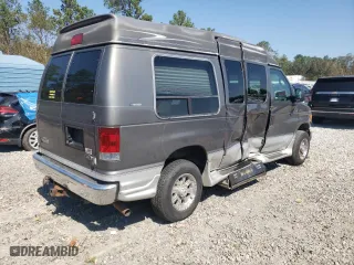 2006 Ford Econoline Cargo Van with VIN 1FDNE24L76DA96245, listed as a Copart auction lot 75077634 with 86,985 mi miles and Salvage Title. Bid and sale history available at carsss.com. Image 3.