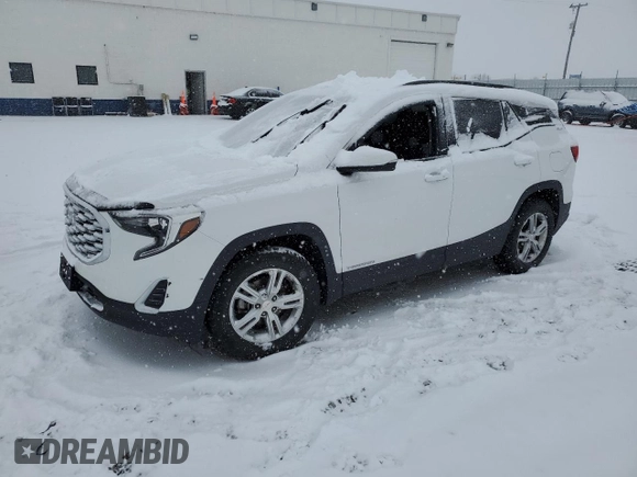 2019 GMC Terrain SLE with VIN 3GKALTEV2KL133063, listed as a Copart auction lot 45208415 with 132,504 mi miles and Salvage Title. Bid and sale history available at DreamBid. Image 1.