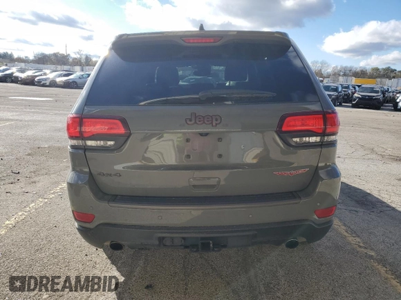 2021 Jeep Grand Cherokee Trailhawk with VIN 1C4RJFLT4MC533986, listed as a Copart auction lot 81338054 with 41,354 mi miles and Salvage Title. Bid and sale history available at carsss.com. Image 6.