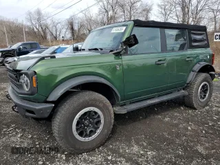 2022 Ford Bronco with VIN 1FMEE5DP0NLA81692, listed as a Copart auction lot 51936265 with 28,843 mi miles and Salvage Title. Bid and sale history available at carsss.com. Image 1.