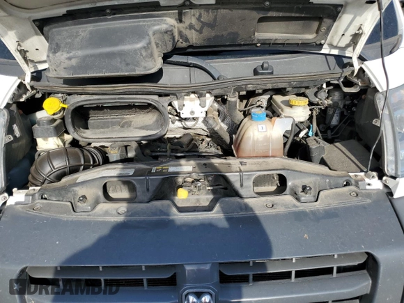 2016 Ram ProMaster Cargo with VIN 3C6TRVAG5GE115830, listed as a Copart auction lot 66212404 with 124,446 mi miles and Salvage Title. Bid and sale history available at DreamBid. Image 12.