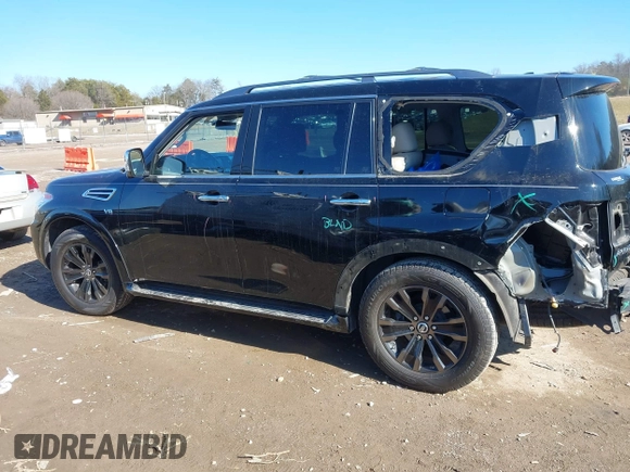 2019 Nissan Armada Platinum with VIN JN8AY2NF9K9351191, listed as a IAAI auction lot 41440180 with 62,721 mi miles and . Bid and sale history available at DreamBid. Image 14.